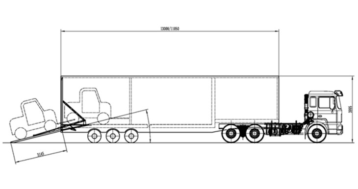 廂式檢衡車整體示意圖 廂式檢衡車整體示意圖