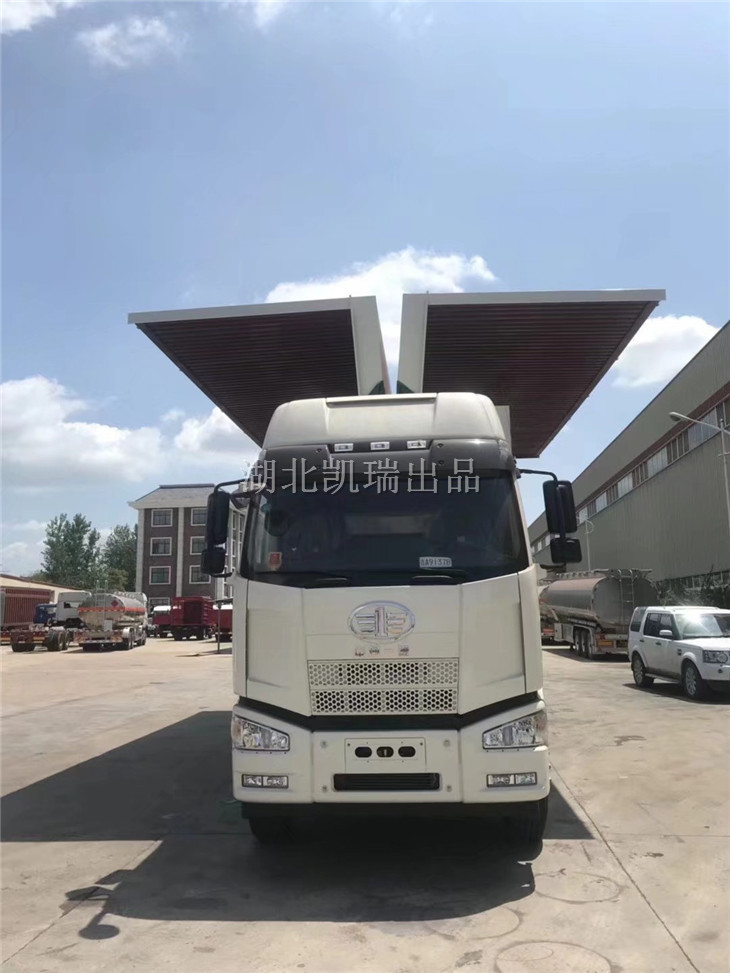 廂式計(jì)量檢衡車飛翼打開 廂式計(jì)量檢衡車飛翼打開